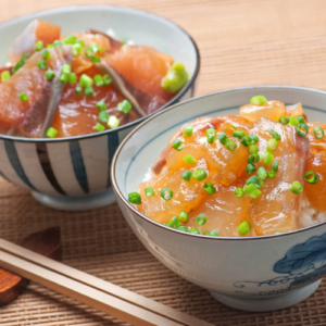 真鯛とぶりの海鮮漬け丼